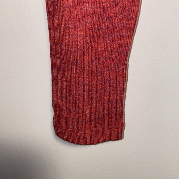Urban Outfitters XS Red Ribbed Orla Square Neck Top - Picture 8 of 12